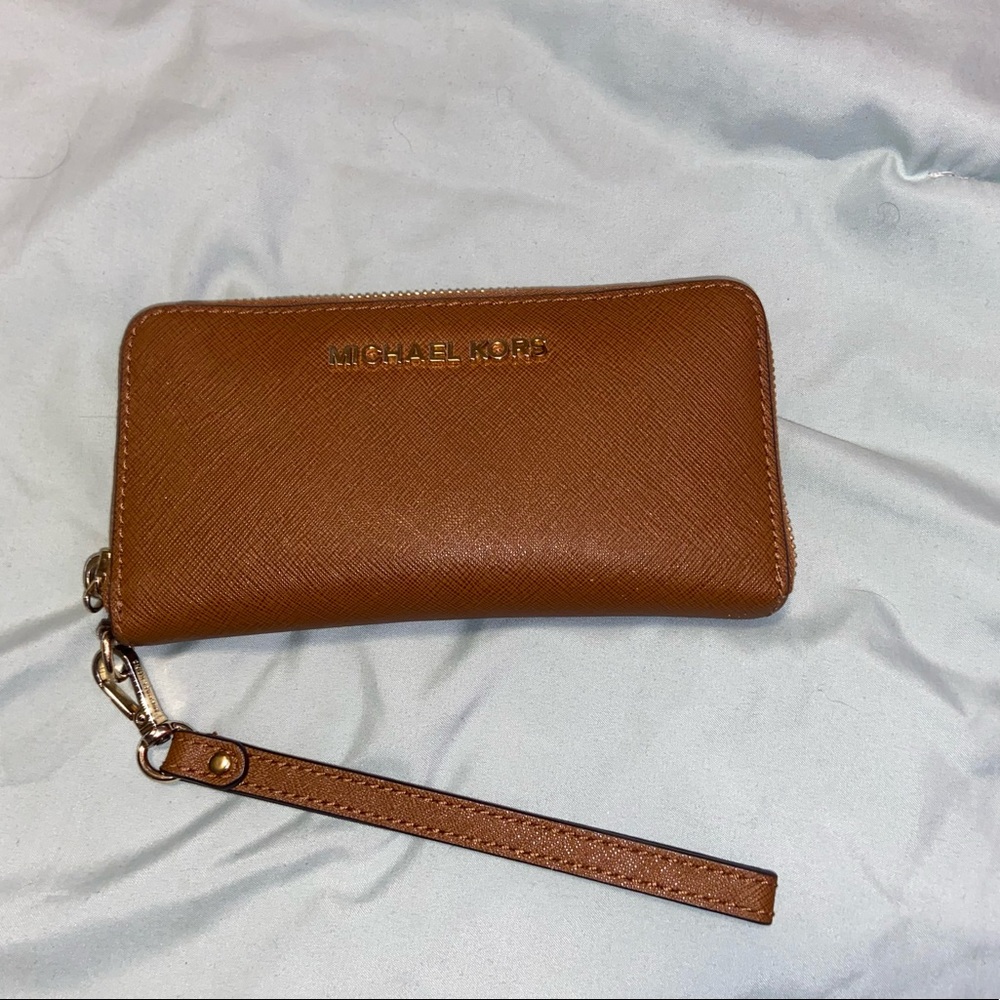 Michael Kors Brown Wrislet Wallet